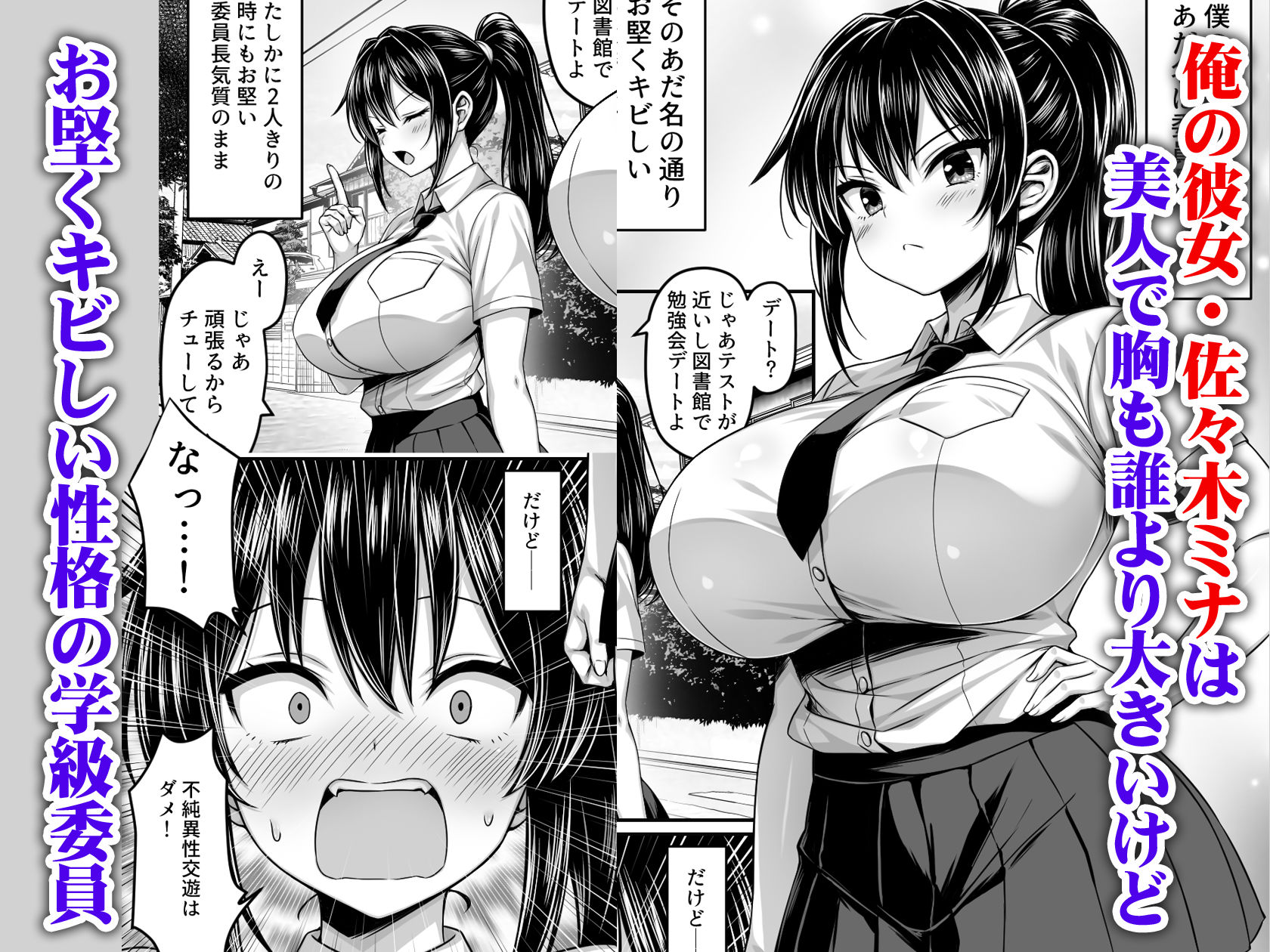 委員長は押しに弱い 〜もう一回セックスしたら勉強するから〜 画像1