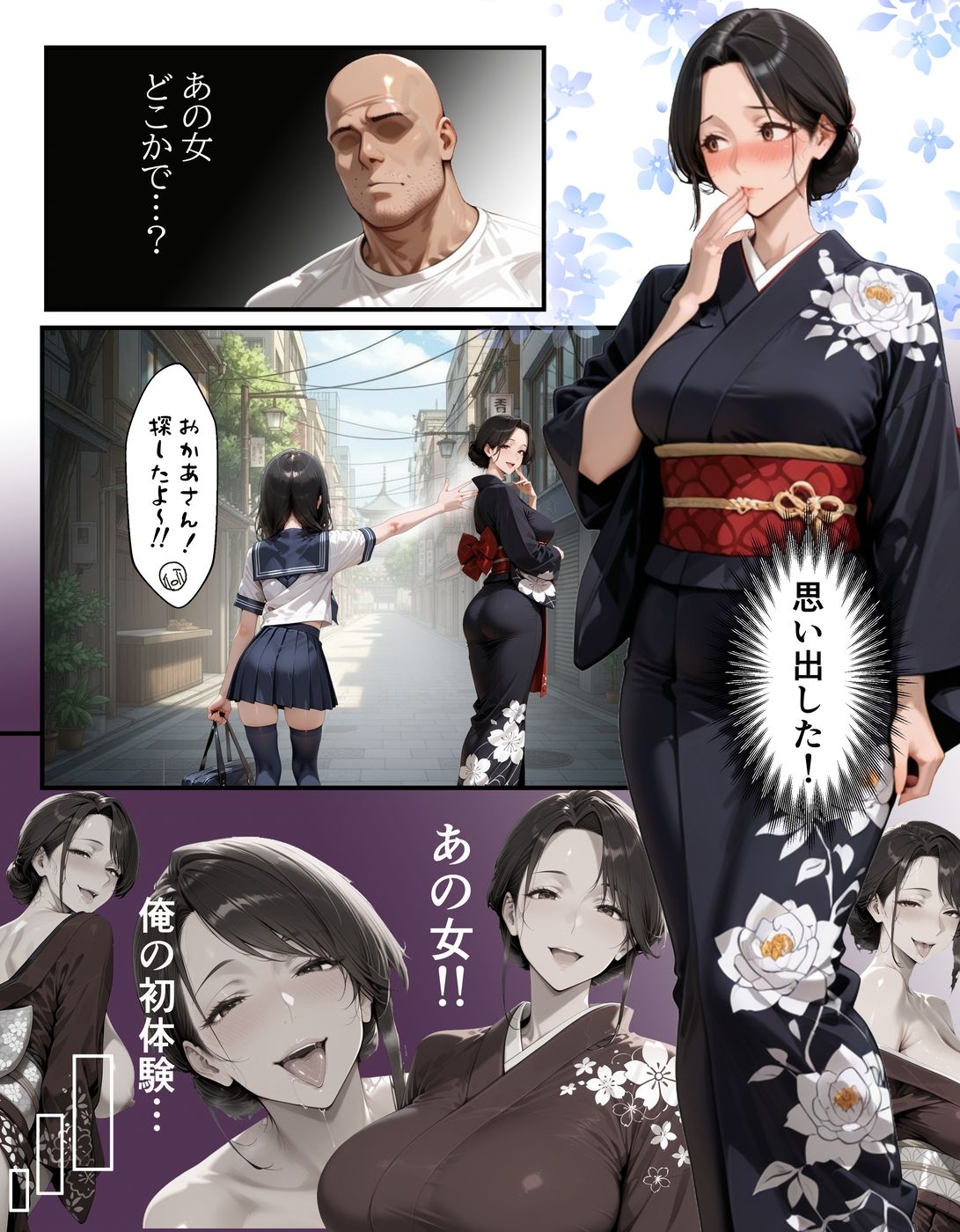 【総集編・セリフ有】催●アプリで人妻を調教したら娘も巻き込んで親子丼になった話〜総集編 1〜 画像3