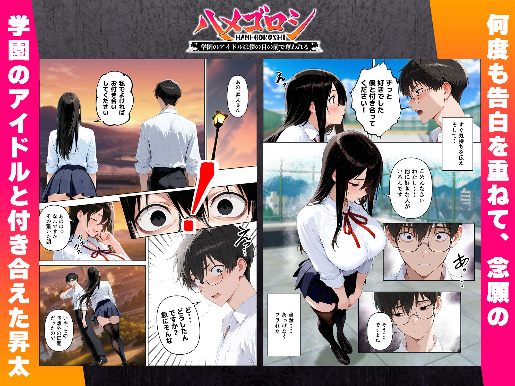 【本編345P!フルカラー】ハメゴロシ〜学園のアイドルは僕の目の前で奪われる〜 画像2