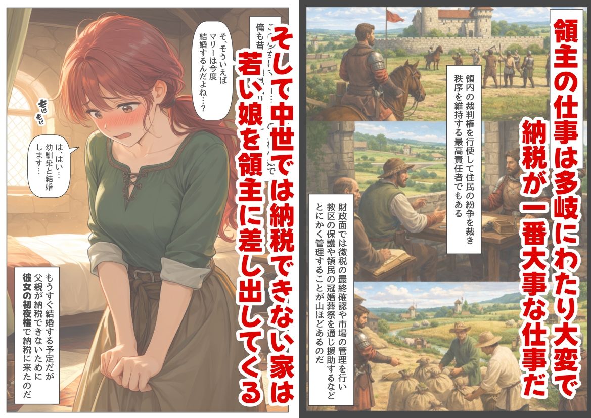 中世領主に転生した俺は、【初夜権】で処女を抱きまくる 画像3