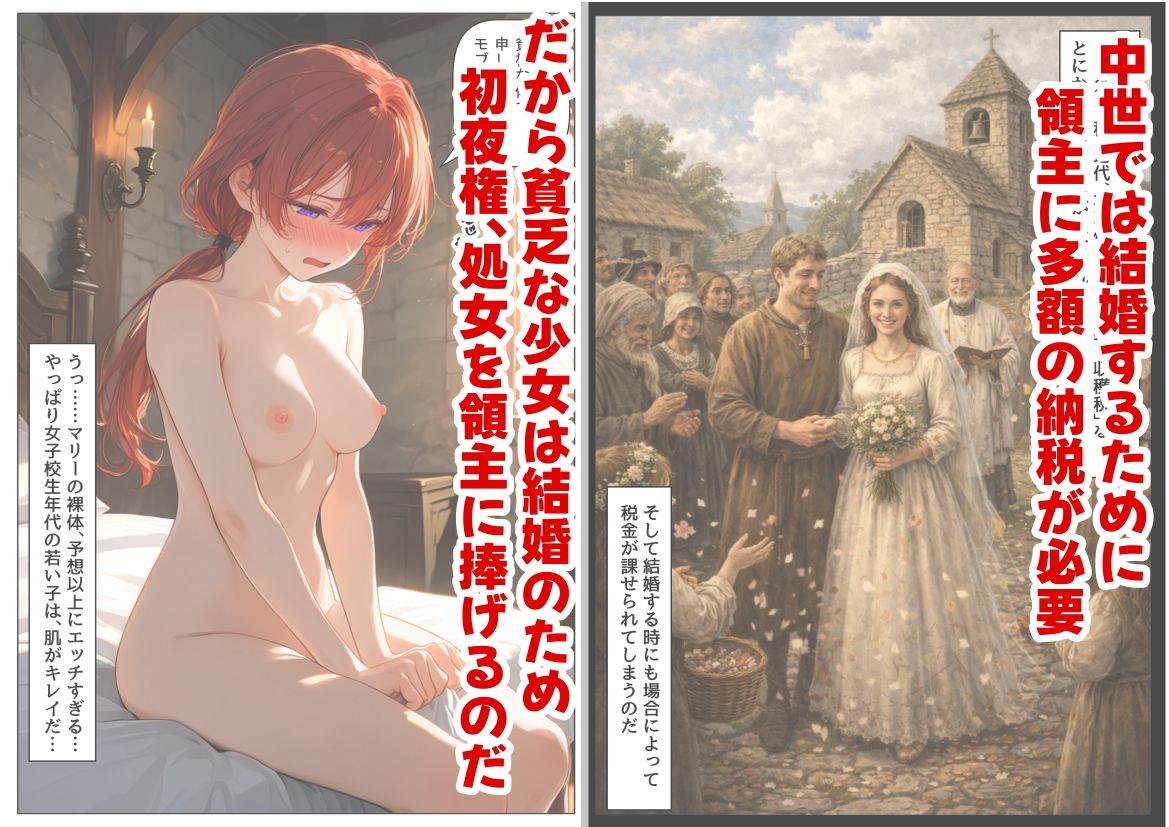 中世領主に転生した俺は、【初夜権】で処女を抱きまくる 画像4