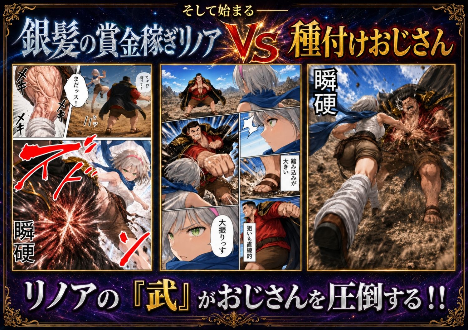 【銀髪の賞金稼ぎ編】追放された種付けおじさん、辺境でハーレム悪徳領主になる第2巻 画像4